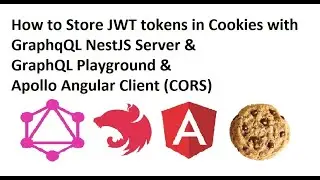 How to Store JWT tokens in Cookies with GraphqQL NestJS & GraphQL Playground & Apollo Angular (CORS)