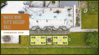 Mavic mini flies Hassop Hall Cinematic film #Mavicmini #mavic #cinematic