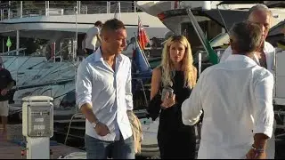 Francesco Totti e Ilary Blasi in vacanza a Capri con Giovanni Malagò (video del 2014)
