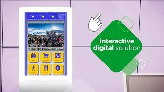 Touchscreen Kiosk Visitor Digital Software Tool
