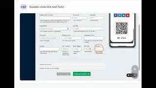 Step by Step screen shot video to build a Digital Business Card