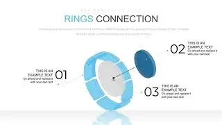 Rings Connection chart: Rings Connection Keynote chart template for presentation