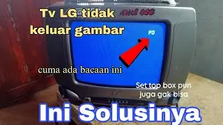 Tv LG input AV tidak keluar gambar atau AV tidak berfungsi