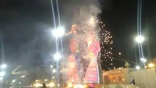 Ravan dahan || 101 feet ravan 😮😮 | kota dusshera mela || rajasthan festival | Explore With Shubham