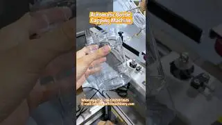 Automatic Bottle Capping Machine #bottlecappingmachine #cappingmachine #capping #factory #shorts