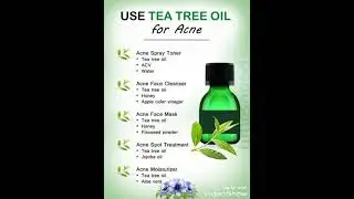 Use Tea Tree Oil For Acne💯💚