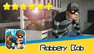 Robbery Bob&trade; - Level Eight AB - Extras 7 Walkthrough All Levels 3 Stars! Recommend index five stars+