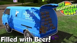 VAN & BOAT FILLED WITH BEER! - My Summer Car #18 - My Summer Car Gameplay & Update
