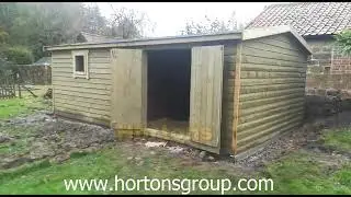 14x20ft workshop with rebated featheredge cladding