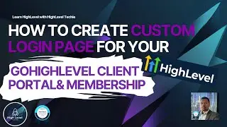 How to create custom login page for your gohighlevel client portal