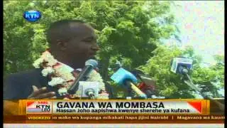 Hassan Joho aapishwa kama Gavana wa Mombasa