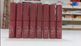 Mila Beaute Non Transfer Lipstick Hand swatches