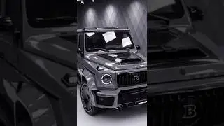 Brabus Beast Mode 😈 Matte Grey G63 with Orange Demon Eyes