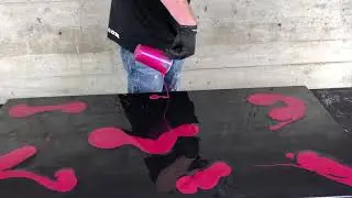 3D Technique | Hot Pink & Black Epoxy Board | Leggari Products
