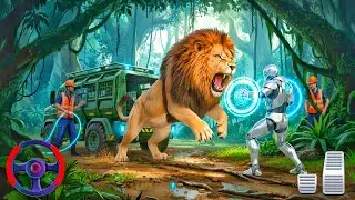 Robot 🤖 And Sher Ki Ladai Jungle Me Transport Kara Sher Ko || 🎮 Gameplay 😀 