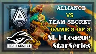 Alliance VS Secret - Game 3 Best Plays - Starladder 13 - Amazing Series - Playoffs - DOTA 2