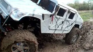 RC SCALE TRUCKS OFF Road - Hummer H1 VS Land Rover Defender VS Man Kat1