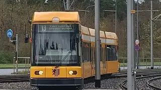 Line 13 construction diversion Prohlis Gleisschleife - Infineon Süd