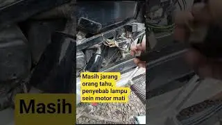 penyebab lampu sein motor mati #shorts #lampusein