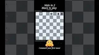 Black To Play Mate In Two ♟️🔥 #chess #shorts #livechesszone