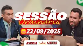Sessão Ordinária – 22/09/2025 | Câmara Municipal