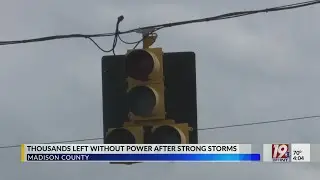 Strong Storms Cause Damage, Power Outages in Madison County, March 3, 2023, News 19 at 4:00 p.m