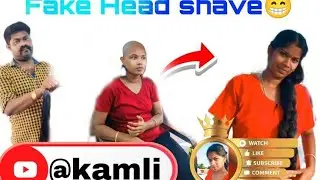 Fake haircut and Head shaving video 🤩 Longhair Head shave 🤗🤩🤩