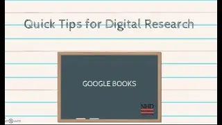 Quick Digital Research Tips: How to Use Google Books