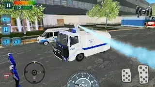 Police Water Cannon Truck Simulator 2019 - Android Gameplay FHD