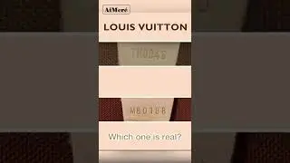 🤔How to Tell a Real vs Fake LV bag #shortsfeed