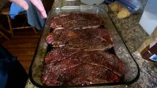 Chuck Roast Steak Grilled On The Kettle Grill