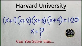 Harvard University Interviews question||Can you solve this problem||find x=?||