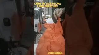 suit ki chunii pr lace shi krna k trika step by step