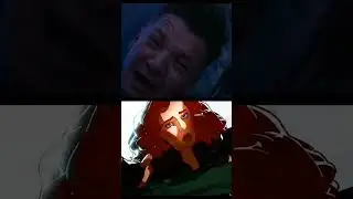 Black Widow vs Hawkeye sacrifice #blackwidow #hawkeye #avengers #marvel