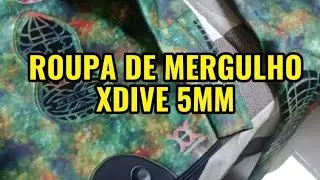 Roupa de Mergulho Xdive 5mm open cell ( UNBOXING) 