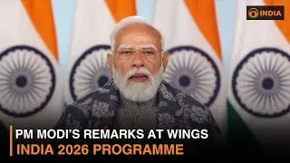 PM Modi&rsquo;s Remarks at Wings India 2026 Programme | DD India