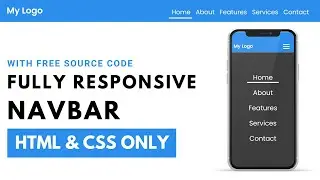 How To Make Responsive Navbar Using HTML, CSS and Bootstrap || Navigation || #Navbar