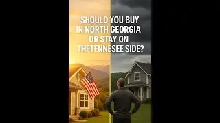 North Georgia or Tennessee  Which Side Should You Buy On? #shorts
