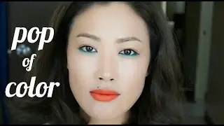 Pop of Color Inspired Makeup
