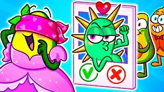 Vegetable's PARTY FAILS || Awkward Situations When Your BF is Cactus || Avocado Couple