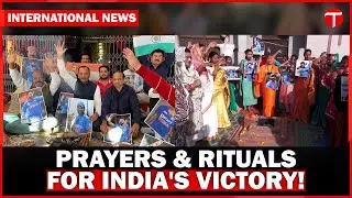 Indian Cricket Fans Perform Rituals for Victory in Champions Trophy Final
