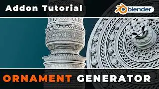 Make STUNNING 3D Ornaments in Blender With One Click