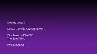 Electric Logo 9 - Nick Bardoni & Steve Warr | KPM Music (KPM 104) [Full Track] - PML Stinglinks #527