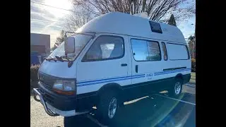 1996 Toyota Hiace Annex high top 4x4 ($19,950)