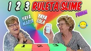UN DOS TRES RULETA de SLIME con ABUELAS 1 2 3 ROULETTE SLIME Fusion Momentos Divertidos