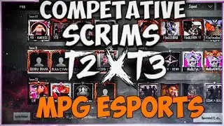 T3 COMPETITIVE CUSTOMS || UNLIMITED  ROOMS || BGMI MOBILE LIVE || ft. MPG eSports