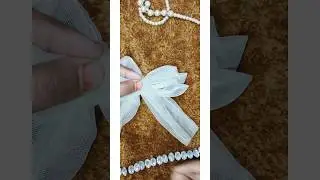 How to make 🎀 bow#sewing #silai #fashion #stitching #shorts #meesho