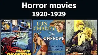 Horror movies from the 1920s
