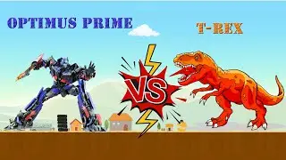 Labo Brick Tank Game - Optimus Prime VS T-Rex #7