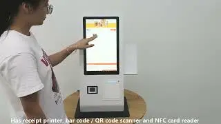 15.6 Inch Countertop Capacitive Touch Screen Bill Payment Machine
